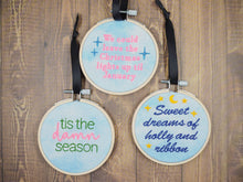 Load image into Gallery viewer, Tis the Season Hoop Ornament