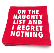 Load image into Gallery viewer, I Regret Nothing Cocktail Napkins