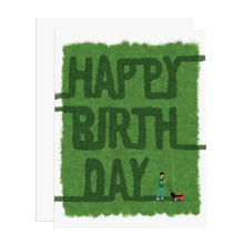 Load image into Gallery viewer, Mower Birthday Card