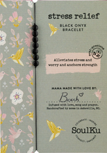 Load image into Gallery viewer, Stress Relief Mantra Bracelet