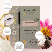 Load image into Gallery viewer, Stress Relief Mantra Bracelet