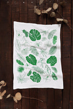 Load image into Gallery viewer, Tropical Leaves Kitchen Towel
