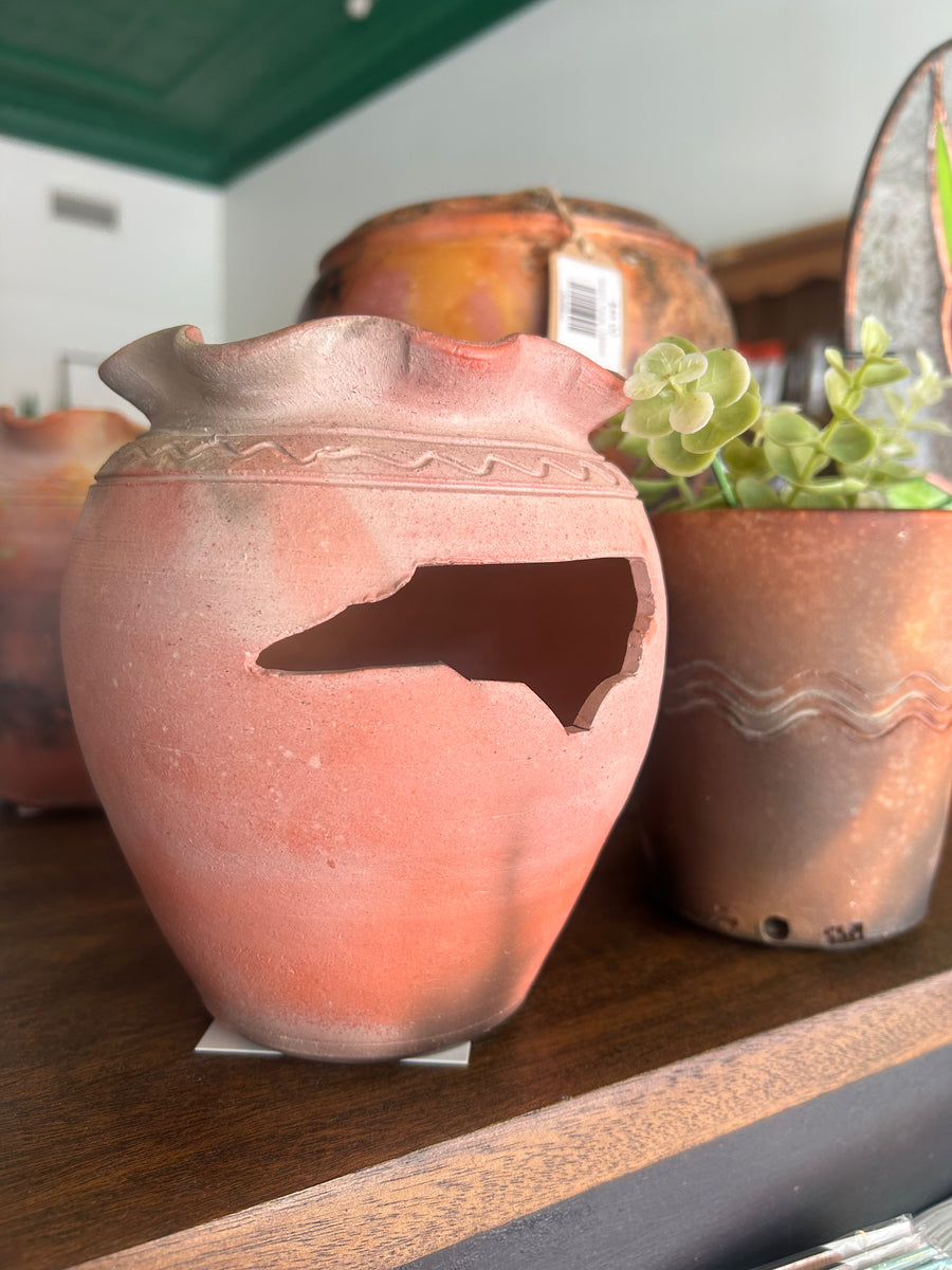 NC Ceramic Planter – Against The Grain Shoppe