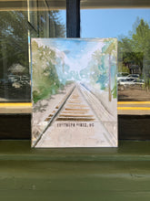Load image into Gallery viewer, Southern Pines Train Tracks Print