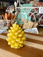 Load image into Gallery viewer, Beeswax Pinecone Candle