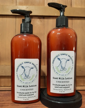 Load image into Gallery viewer, Simply Sadie Unscented Goats Milk Lotion