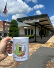 Load image into Gallery viewer, Southern Pines Train Station Mug
