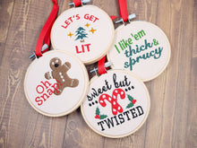 Load image into Gallery viewer, Thick + Sprucy Hoop Ornament