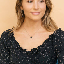 Load image into Gallery viewer, Stress Relief Onyx Mantra Necklace