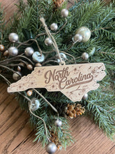 Load image into Gallery viewer, North Carolina Wooden Ornament