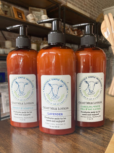 Sweet + Simple Goats Milk Lotion