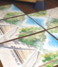 Load image into Gallery viewer, Southern Pines Train Tracks Print