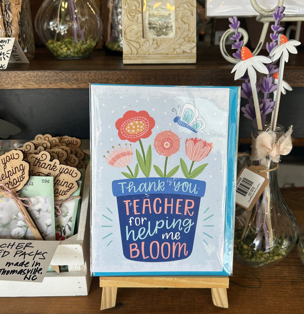 Teacher Card Thank You Card