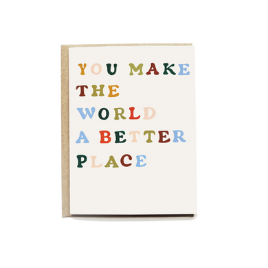 Better World Greeting Card