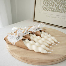 Load image into Gallery viewer, Twisted Taper Candles - Set of 2