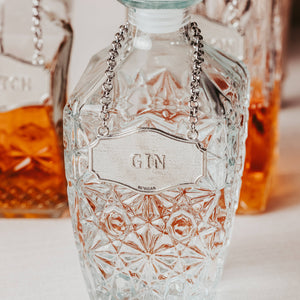 Pewter Decanter Tag