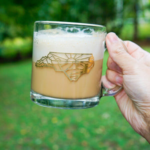 NC Glass Coffee Mug