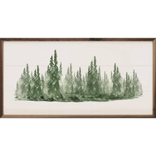 Load image into Gallery viewer, Watercolor Pines Forest: 36 x 18 x 1.5