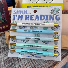 Load image into Gallery viewer, Shh, I'm Reading Pen Set