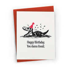 Load image into Gallery viewer, Happy Bday Fossil Card
