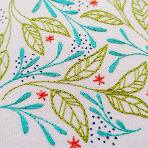 Leaf Dance Embroidery Kit