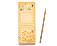 Load image into Gallery viewer, Honey Bee Happy Notepad