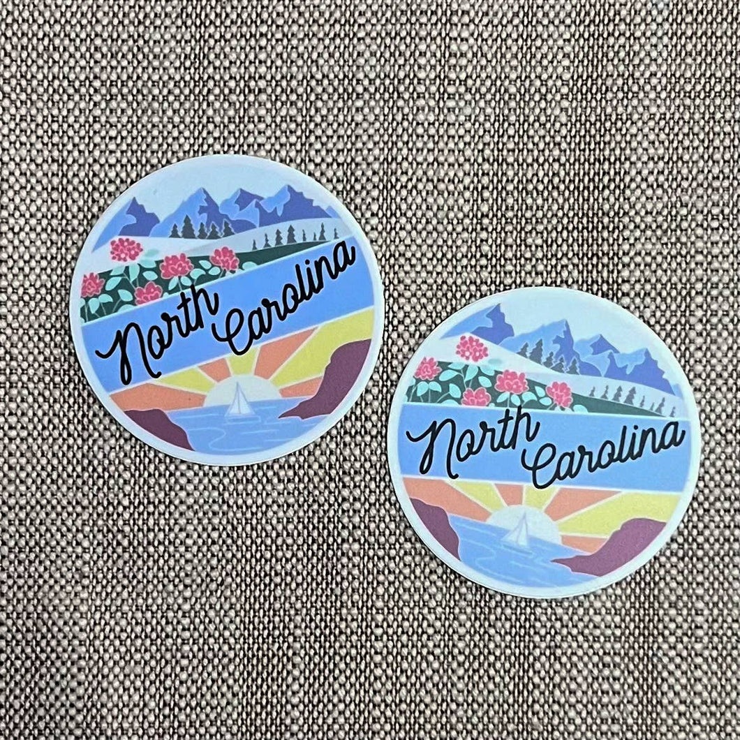 NC Mountain to Sea Sticker