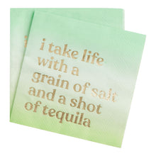 Load image into Gallery viewer, Take Life With a Grain Of Salt Cocktail Napkins