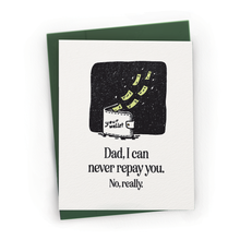 Load image into Gallery viewer, IOU for Dad Father's Day Card