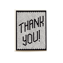 Load image into Gallery viewer, Retro Tile Thank You Greeting Card