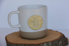 Load image into Gallery viewer, Ceramic Bee Stamped Mug