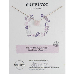 Survivor Mantra Necklace