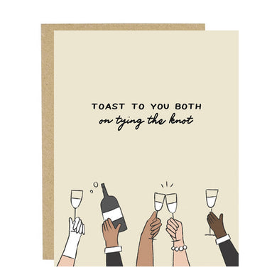 Toast to You Both Card