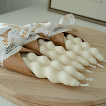 Load image into Gallery viewer, Twisted Taper Candles - Set of 2