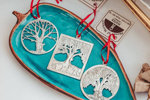 Pewter Tree of Life Ornament