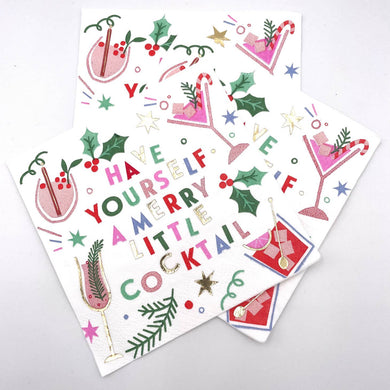 Merry Little Cocktail Napkins