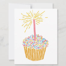 Load image into Gallery viewer, Birthday Cupcake Cake