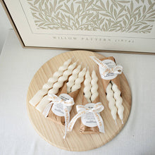 Load image into Gallery viewer, Twisted Taper Candles - Set of 2