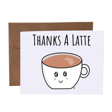 Load image into Gallery viewer, Thanks A Latte Card