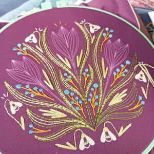 Early Bloomer Embroidery Kit