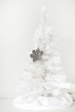 Load image into Gallery viewer, Metal Paw Print Ornament