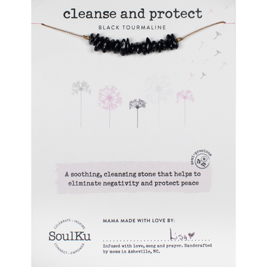 Cleanse & Protect Mantra Necklace