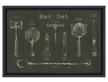 Load image into Gallery viewer, Bar Set Fabric Wrapped Wall Art