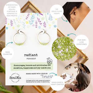 Radiant Mantra Earrings