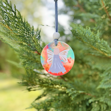 Load image into Gallery viewer, Painted Angel Ceramic Ornament