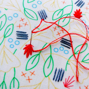 Forest Floor Embroidery Kit