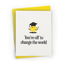Load image into Gallery viewer, Change the World Graduation Card