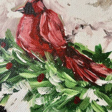 Load image into Gallery viewer, Cardinal Christmas Canvas