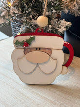 Load image into Gallery viewer, Vintage Santa Mug Ornament