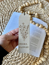 Load image into Gallery viewer, Books Please Engraved Bookmark